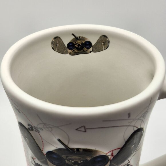 Disneyland Disney Parks Stitch Model 03 3D Embossed White 16oz Coffee Mug - Picture 3 of 9